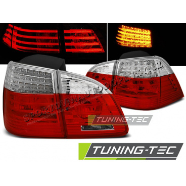 BMW E61 2004-03.2007 Touring zadní LED lampy red white