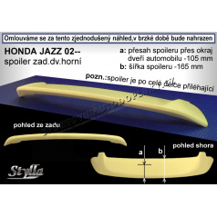 HONDA JAZZ (02+) spoiler zad. dveří horní