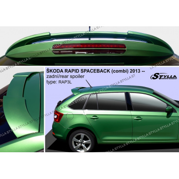 Škoda Rapid Spaceback 2012+ zadní spoiler (EU homologace)