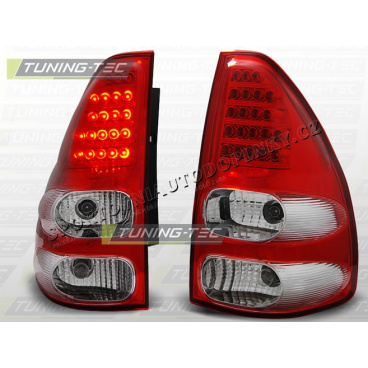 TOYOTA LAND CRUISER 120 2003-09 ZADNÍ LED LAMPY RED WHITE