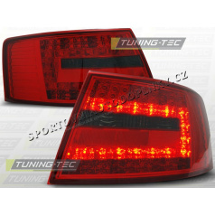 AUDI A6 C6 SEDAN 2004-08 ZADNÍ LED LAMPY RED SMOKE