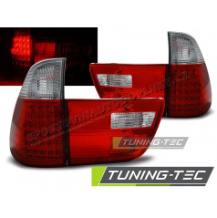 BMW X5 E53 09.1999-06 zadní lampy red white LED