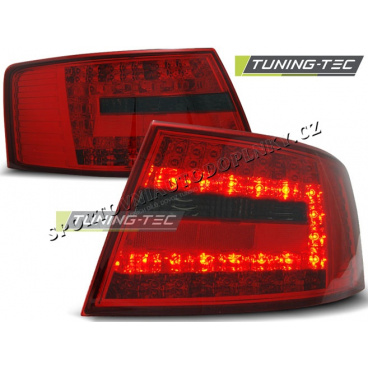 Audi A6 C6 sedan 04.2004-08 zadní LED lampy red smoke