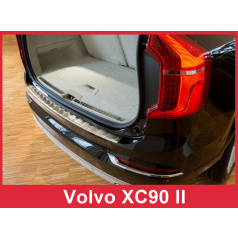 Nerez kryt- ochrana prahu zadního nárazníku Volvo XC90 II 2015+