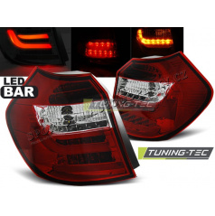 BMW E87/E81 2004-08.2007 zadní lampy red white LED BAR