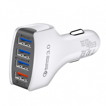 Nabíječka do auta 4xUSB 12-24V