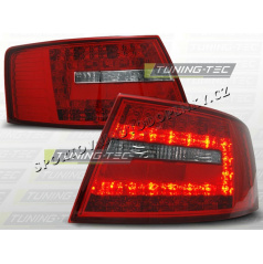 AUDI A6 C6 SEDAN 2004-08 ZADNÍ LED LAMPY RED WHITE