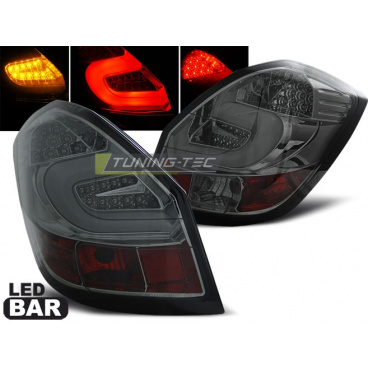 Škoda Fabia 2 2007-06.14 zadní lampy smoke LED BAR