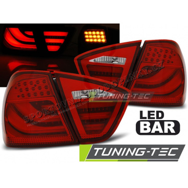 BMW E90 2009-11 zadní lampy red LED BAR