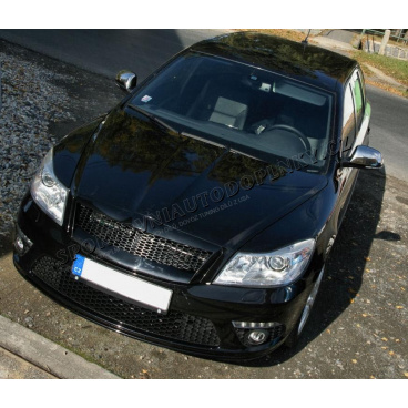 Nerez chrom kryty zrcátek Škoda Octavia II Facelift 09+