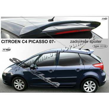 Citroen C4 Picasso 2007- zadní spoiler (EU homologace)