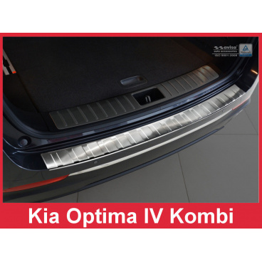 Nerez kryt-ochrana prahu zadního nárazníku Kia Optima IV Kombi 2016+