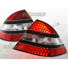 MERCEDES W 220 S-KLASA 1998-05 ZADNÍ LED LAMPY RED BLACK