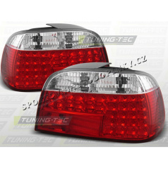 BMW E38 1994-01 ZADNÍ LED LAMPY RED WHITE