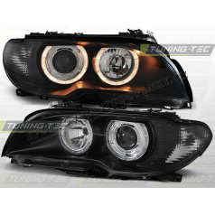 BMW E46 03-06 ANGEL EYES BLACK (LPBM84) - coupe / cabrio