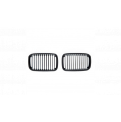 Gril BMW 3 E36 Compact jednotlivé žebro Matná černá