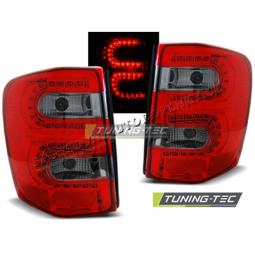 Chrysler Jeep Grand Cherokee 1999-05.2005 zadní lampy red smoke LED