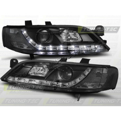 OPEL VECTRA B 1995-98 PŘEDNÍ ČÍRÁ SVĚTLA DAYLIGHT LED BLACK