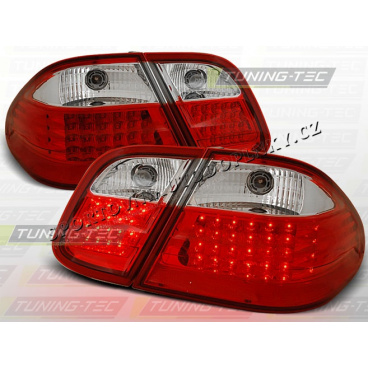 MERCEDES CLK W 208 1997-02 ZADNÍ LED LAMPY RED WHITE