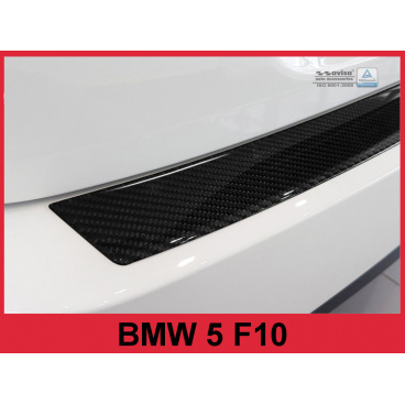 Carbon kryt- ochrana prahu zadního nárazníku 3 D BMW 5 F10 2010-16