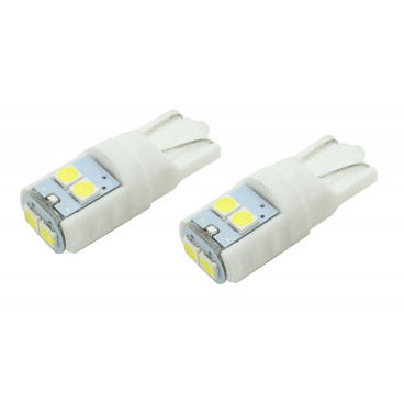 Žárovka 6LED 3030  12V  T10  bílá  2ks