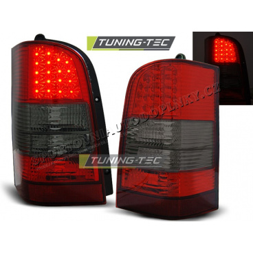 MERCEDES VITO V-KLASA W638 1996-03 ZADNÍ LED LAMPY RED SMOKE