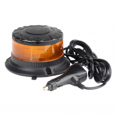 Výstražná blikající majáková lampa LED W28M 12V 24V AMIO-04105