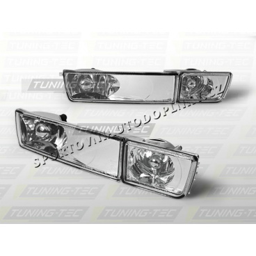 VW GOLF III 1991-97 PŘEDNÍ BLINKRY HALOGEN CHROME