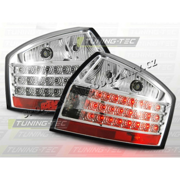 AUDI A4 (B6) 2000-04 ZADNÍ LED LAMPY CHROME