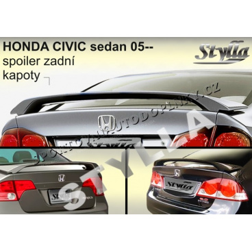 HONDA CIVIC sedan 05+ spoiler zad. kapoty