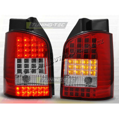 VW T5 2003-09 ZADNÍ LED LAMPY RED WHITE