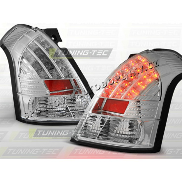 SUZUKI SWIFT 2005-10 ZADNÍ LED LAMPY CHROME