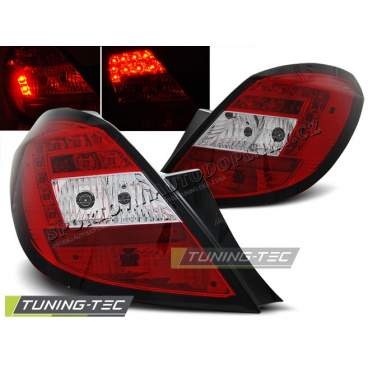 OPEL CORSA D 5D 04.2006-  ZADNÍ LED LAMPY RED WHITE