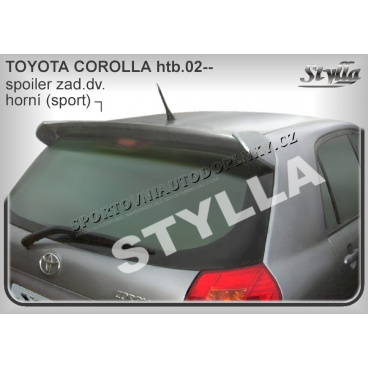 TOYOTA COROLLA HTB (02+) spoiler zad. dveří horní