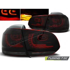 VW GOLF VI 10.2008- ZADNÍ LED LAMPY RED SMOKE