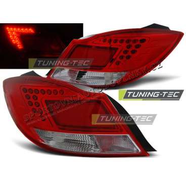 Opel Insignia 2008- 4D/HB Hatchback / sedan zadní LED lampy red white