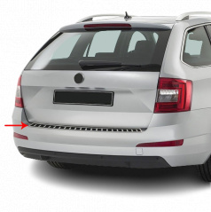 Nerez kryt zadního nárazníku v imitaci karbonu Omtec Škoda Octavia III 2013-19 kombi