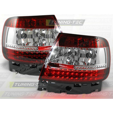 AUDI A4 (B5) 1994-00 ZADNÍ LED LAMPY RED WHITE