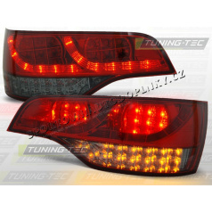 AUDI Q7 2006-09 ZADNÍ LED LAMPY RED SMOKE