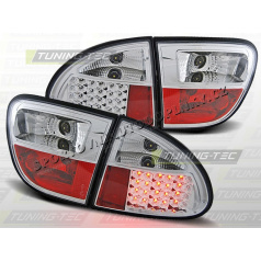 SEAT LEON 1999-04 ZADNÍ LED LAMPY CHROME