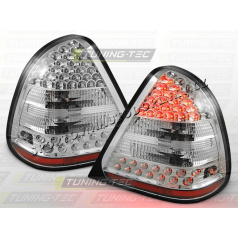 MERCEDES W 202 C-KLASA 1993-00 ZADNÍ LED LAMPY CHROME