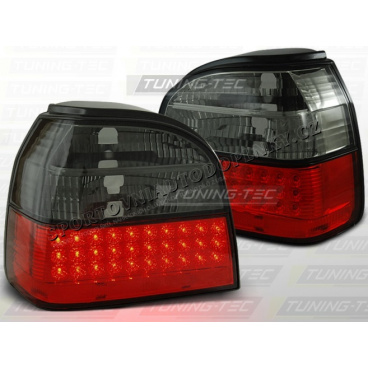 VW GOLF III 1991-97 ZADNÍ LED LAMPY RED SMOKE