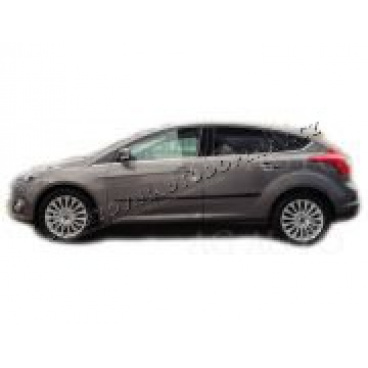 Ford Focus 2011- , 5 dveř., boční ochranné lišty dveří