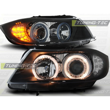 BMW E90/91 05-08 ANGEL EYES BLACK - LED INDICATOR (LPBM90)