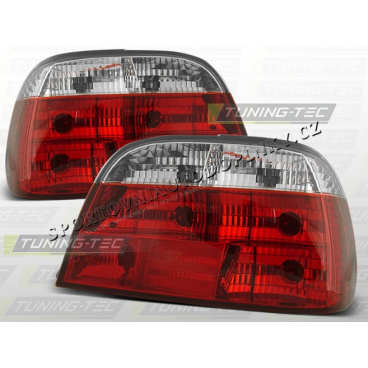 BMW E38 1994-01 ZADNÍ LAMPY RED WHITE