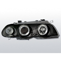 BMW E46 98-01 ANGEL EYES BLACK (LPBM39) - sedan / touring