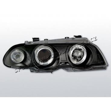 BMW E46 98-01 ANGEL EYES BLACK (LPBM39) - sedan / touring